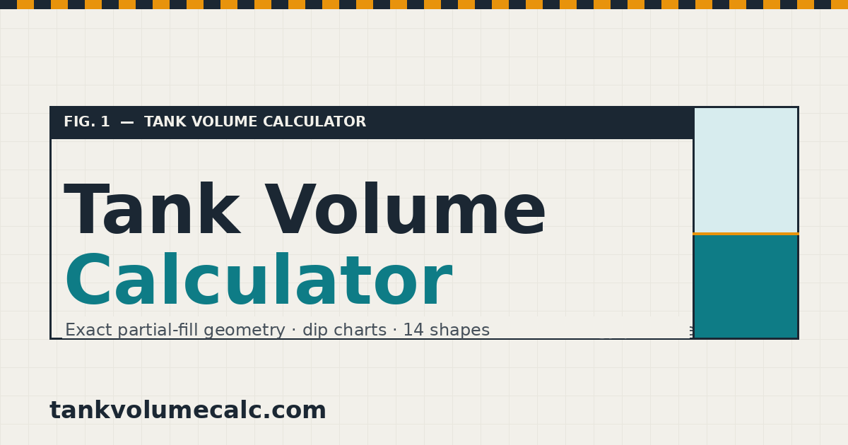 Custom Dip Chart Generator — Printable Strapping Charts for Any Tank